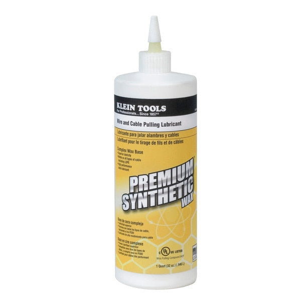 WL01 Klein Tools 1 Quart (0.9 L) Synthetic Wax Squeeze Bottle