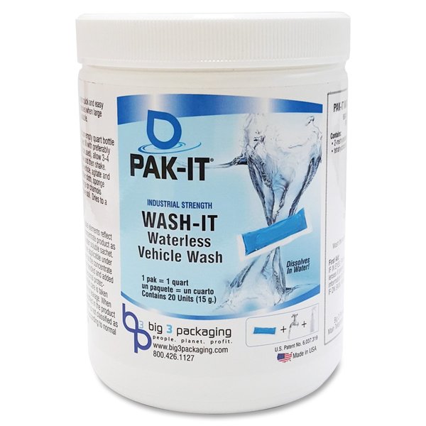 WL01 Waterless Vehicle Wash, 20 Qty Jar