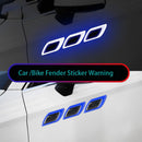 SK316-6P Carbon Fiber Car Sticker Reflective Strips