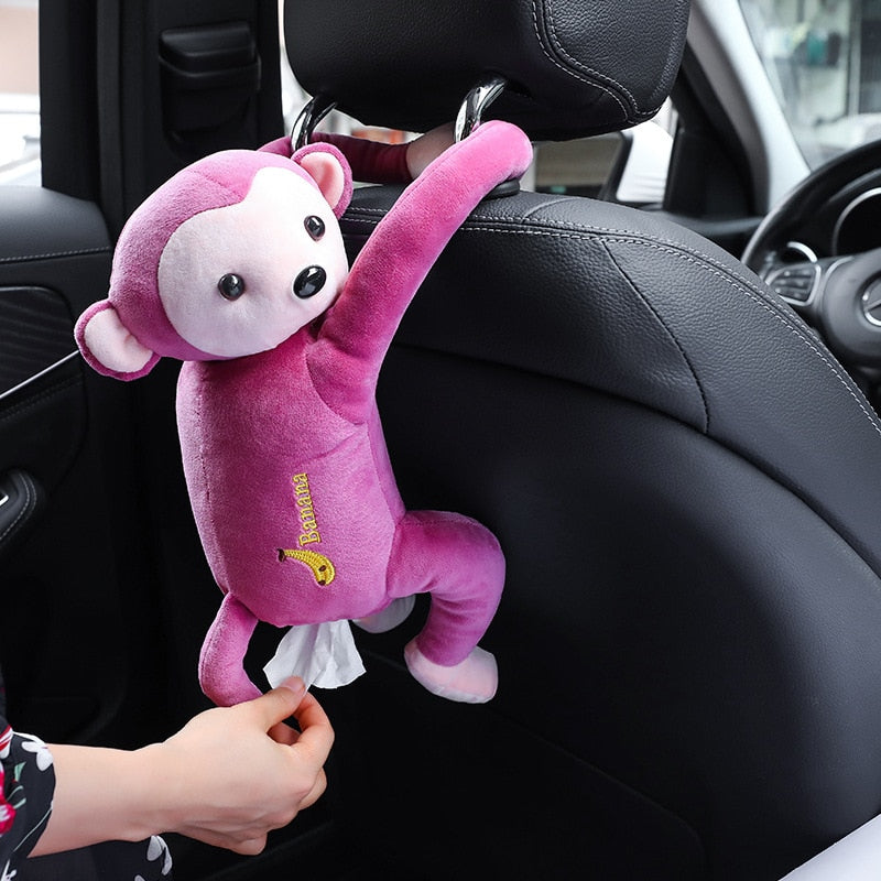 SK250-Monkey Hanging Tissue Box
