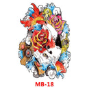 SK547-Full Back Chest tattoo stickers