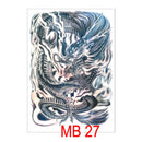 SK547-Full Back Chest tattoo stickers