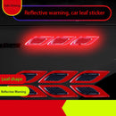 SK316-6P Carbon Fiber Car Sticker Reflective Strips