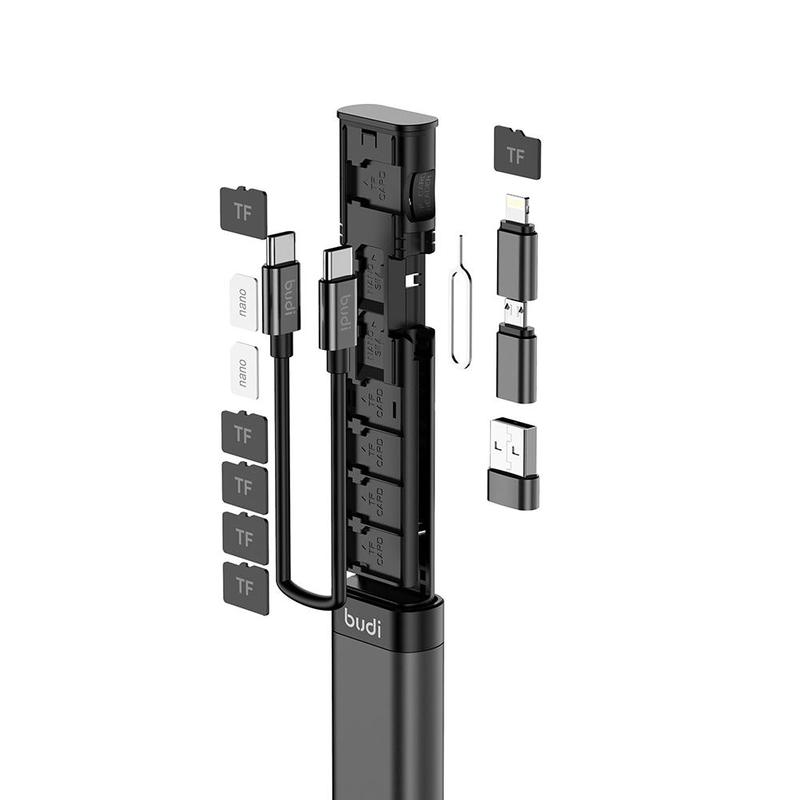 SK373-Multi-function Smart Adapter Card Storage Data Cable