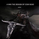 SK251-Stainless Steel Bull Head Ornament Belt Buckle