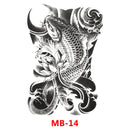 SK547-Full Back Chest tattoo stickers