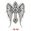 SK547-Full Back Chest tattoo stickers