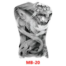 SK547-Full Back Chest tattoo stickers