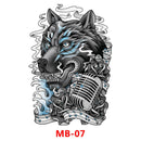 SK547-Full Back Chest tattoo stickers