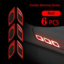 SK316-6P Carbon Fiber Car Sticker Reflective Strips