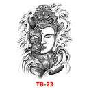 SK547-Full Back Chest tattoo stickers