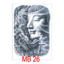 SK547-Full Back Chest tattoo stickers