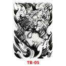 SK547-Full Back Chest tattoo stickers