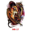 SK547-Full Back Chest tattoo stickers