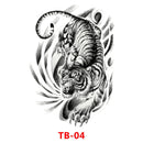 SK547-Full Back Chest tattoo stickers
