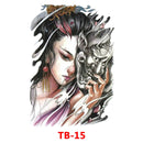 SK547-Full Back Chest tattoo stickers