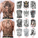 SK547-Full Back Chest tattoo stickers
