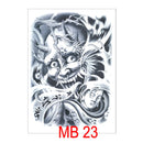 SK547-Full Back Chest tattoo stickers