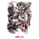 SK547-Full Back Chest tattoo stickers