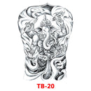 SK547-Full Back Chest tattoo stickers