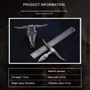 SK251-Stainless Steel Bull Head Ornament Belt Buckle