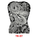 SK547-Full Back Chest tattoo stickers