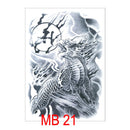 SK547-Full Back Chest tattoo stickers