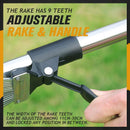 SK419-Telescopic Rake Stainless Steel Portable