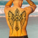 SK547-Full Back Chest tattoo stickers