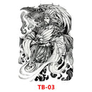 SK547-Full Back Chest tattoo stickers