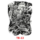 SK547-Full Back Chest tattoo stickers