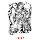 SK547-Full Back Chest tattoo stickers