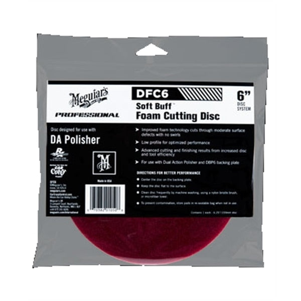 WL01 6\" Soft Buff DA Foam Cutting Disc
