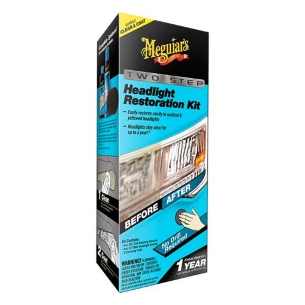 WL01 With Two Abrasive Cleaning Pads/ 4 Ounce Cleaning Solution And 4 Ounce Headlight Coating