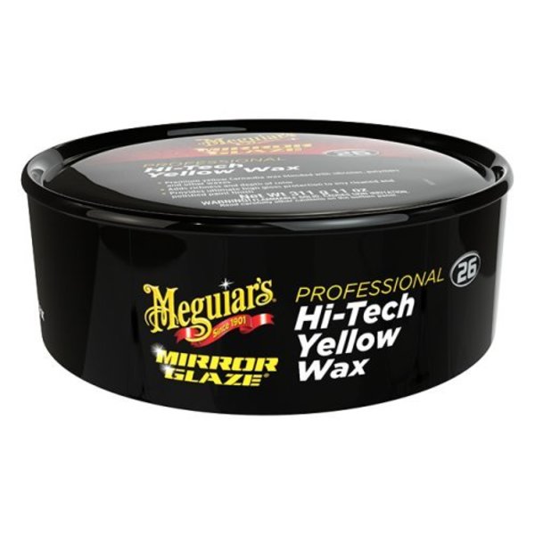WL01 Yellow Carnauba Wax Blended With Silicones/ Polymers and Other Waxes, Paste, 11 Ounce