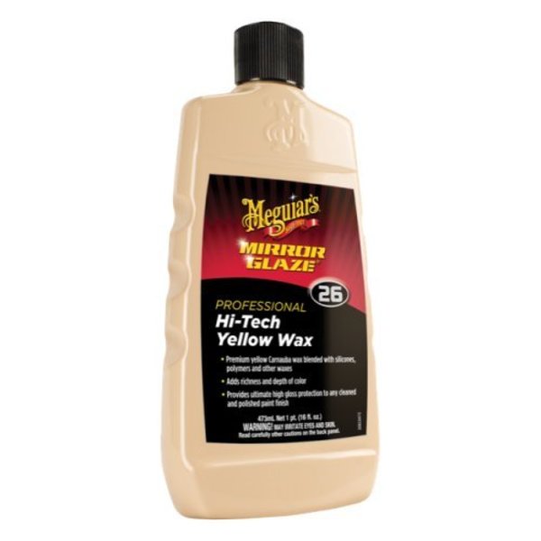 WL01 Yellow Carnauba Wax Blended With Silicones/ Polymers and Other Waxes, Liquid, 16 Ounce