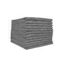 WL01 Microfiber Cloths 16 x 16 Grey , 12PK
