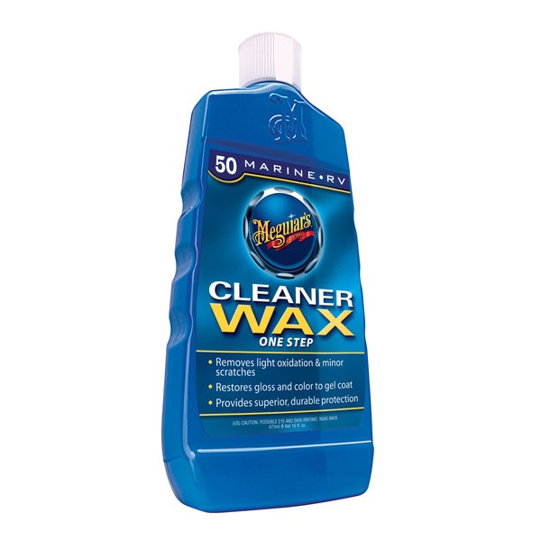 WL01 Meguiar's M-5016 Boat/RV Cleaner Wax - Liquid, 16 oz.
