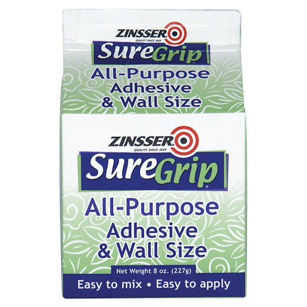WL01 2PC Zinsser 8 Oz SureGrip All Purpose Adhesive And Wall Size