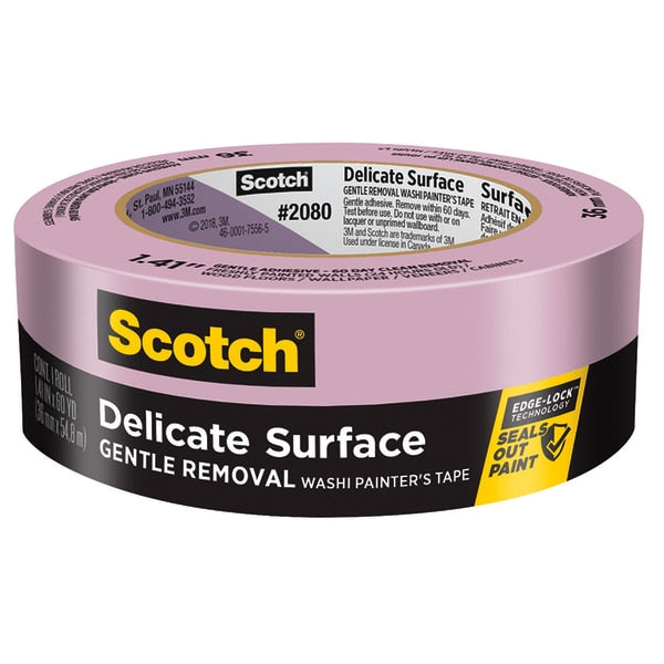 WL01 1PC Scotch 1.41\" x 60 Yds Blue Scotch Delicate Surface Painter¡¯s Tape