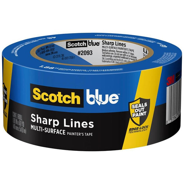 WL01 1PC Scotch 1.88\" x 60 Yds Blue ScotchBlue Sharp Lines Painter¡¯s Tape