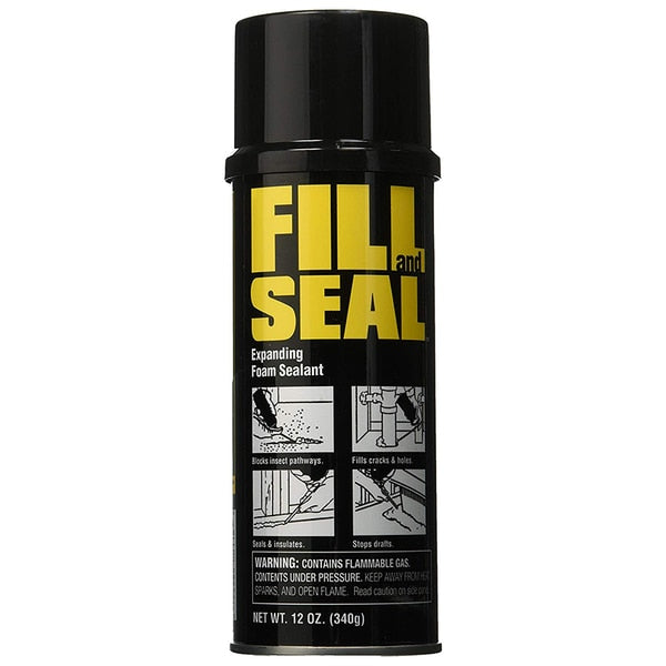 WL01 1PC Dow Air Sealing Spray Foam Sealant, 12 oz, Aerosol Can