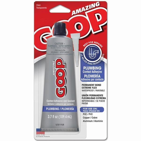 WL01 2PC Eclectic Products 3.7 Oz Amazing Goop Plumbing Adhesive