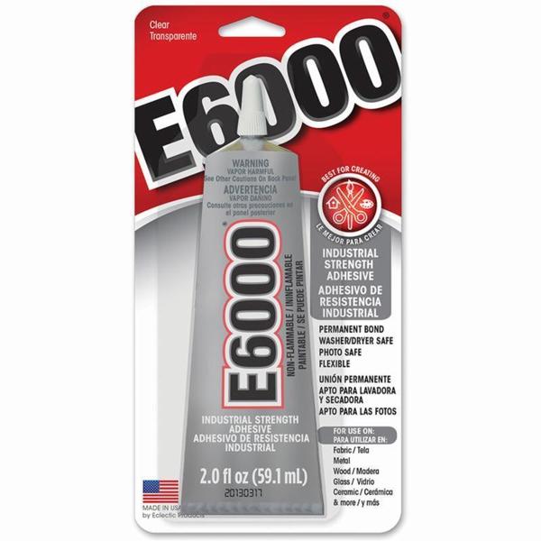 WL01 2PC Eclectic Products 2 Oz E6000 Craft Adhesive