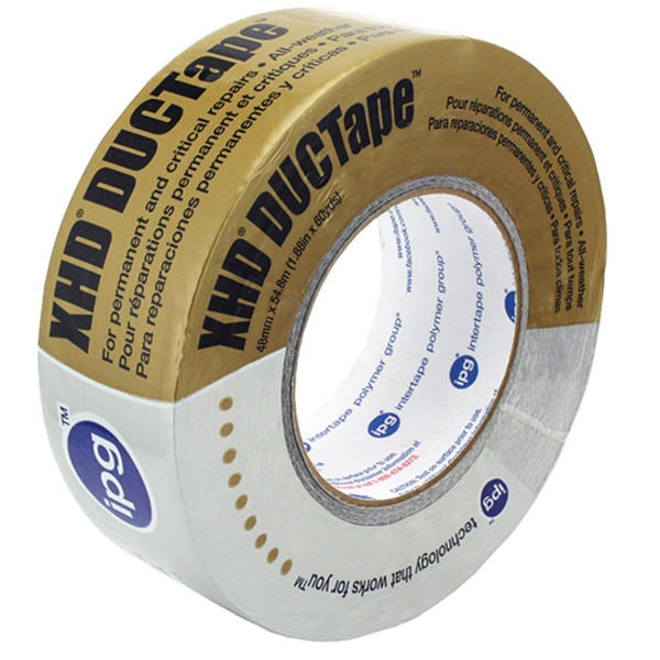 WL01 1PC Intertape 1.88\" x 60 Yds Silver XHD All Weather Duct Tape