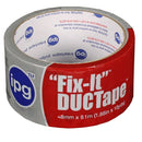 WL01 4PC Intertape 1.88\" x 10 Yds Silver Fix-It Utility 7-Mil Duct Tape