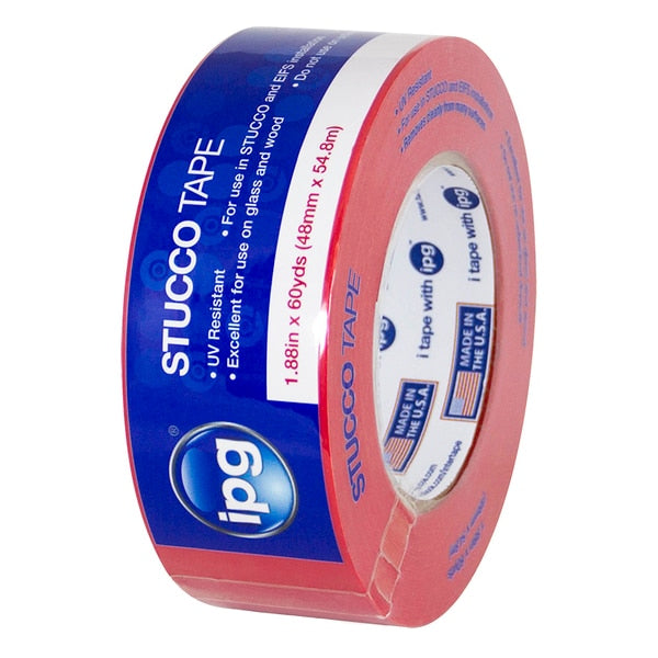 WL01 1PC Intertape 1.88\" x 60 Yds Red Poly Mask Stucco Masking Tape