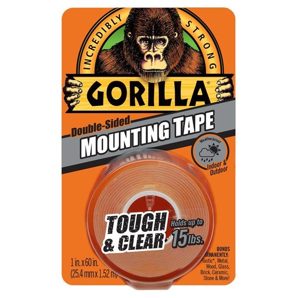 WL01 1PC Gorilla Glue Gorilla Mountg Tape Clr