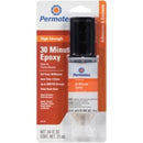 WL01 2PC Permatex Permapoxy High Strength Epoxy Clear .84fl oz Dual Syringe