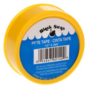 WL01 3PC Black Swan PTFE Tape - Yellow - Gas Line 1/2\" x 260\"